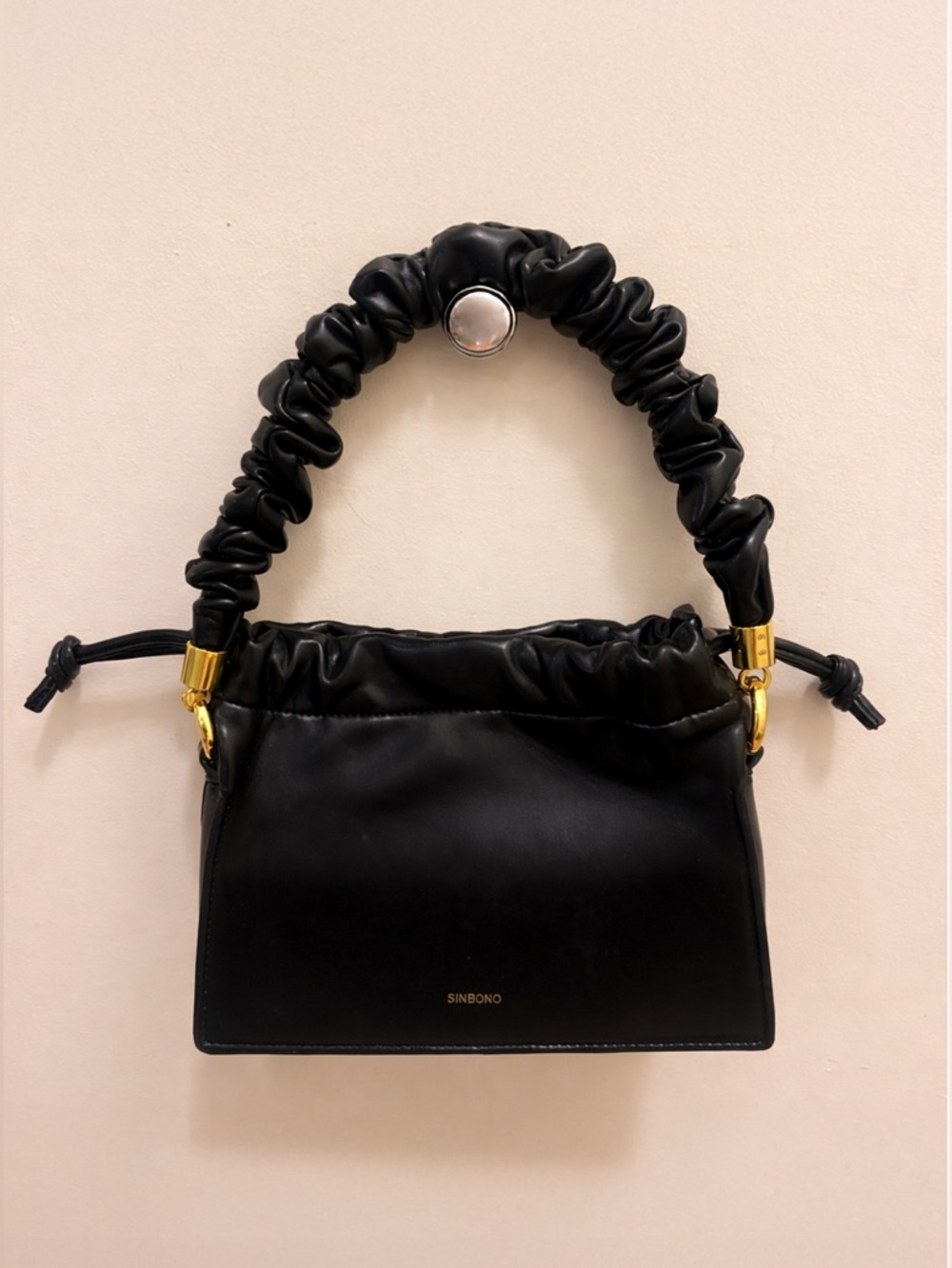 SINBONO 🖤 Black Vegan Leather Small Bag